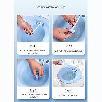 Postpartum Sitz Bath Basin with Hand Pump