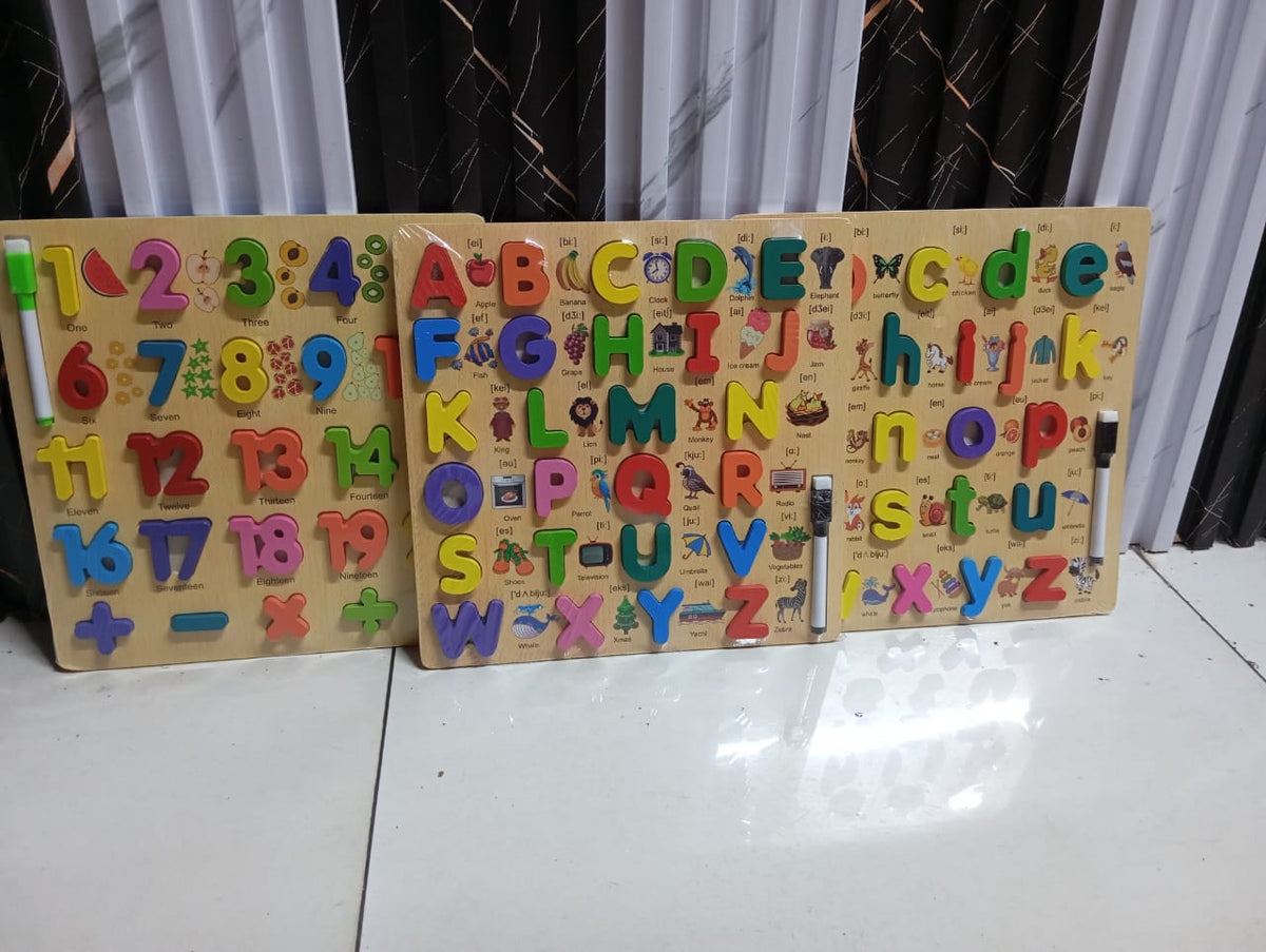 Kids wooden puzzles