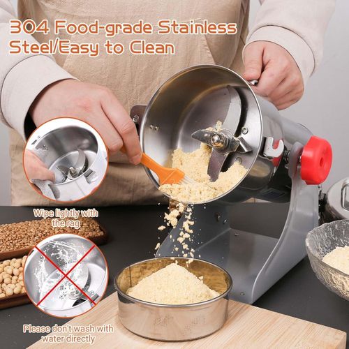 800G Spice Grinder Electric Grain Grinder Mill Grinder Grinding Machine for Various Grains Spice Grain