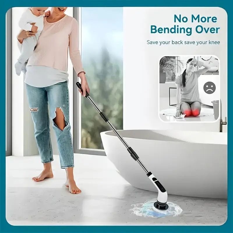 9-in-1 Cordless Electric Cleaning Brush