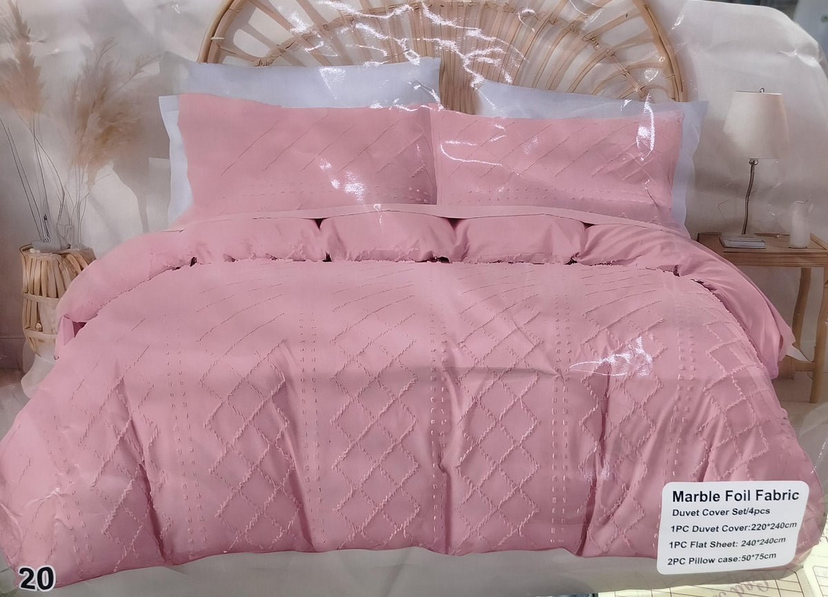 Tufted design duvet covers