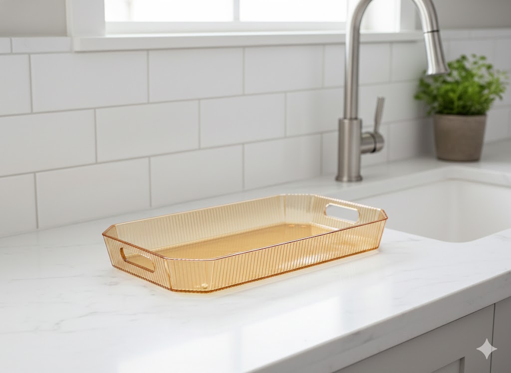VANITY TRAY GOLD