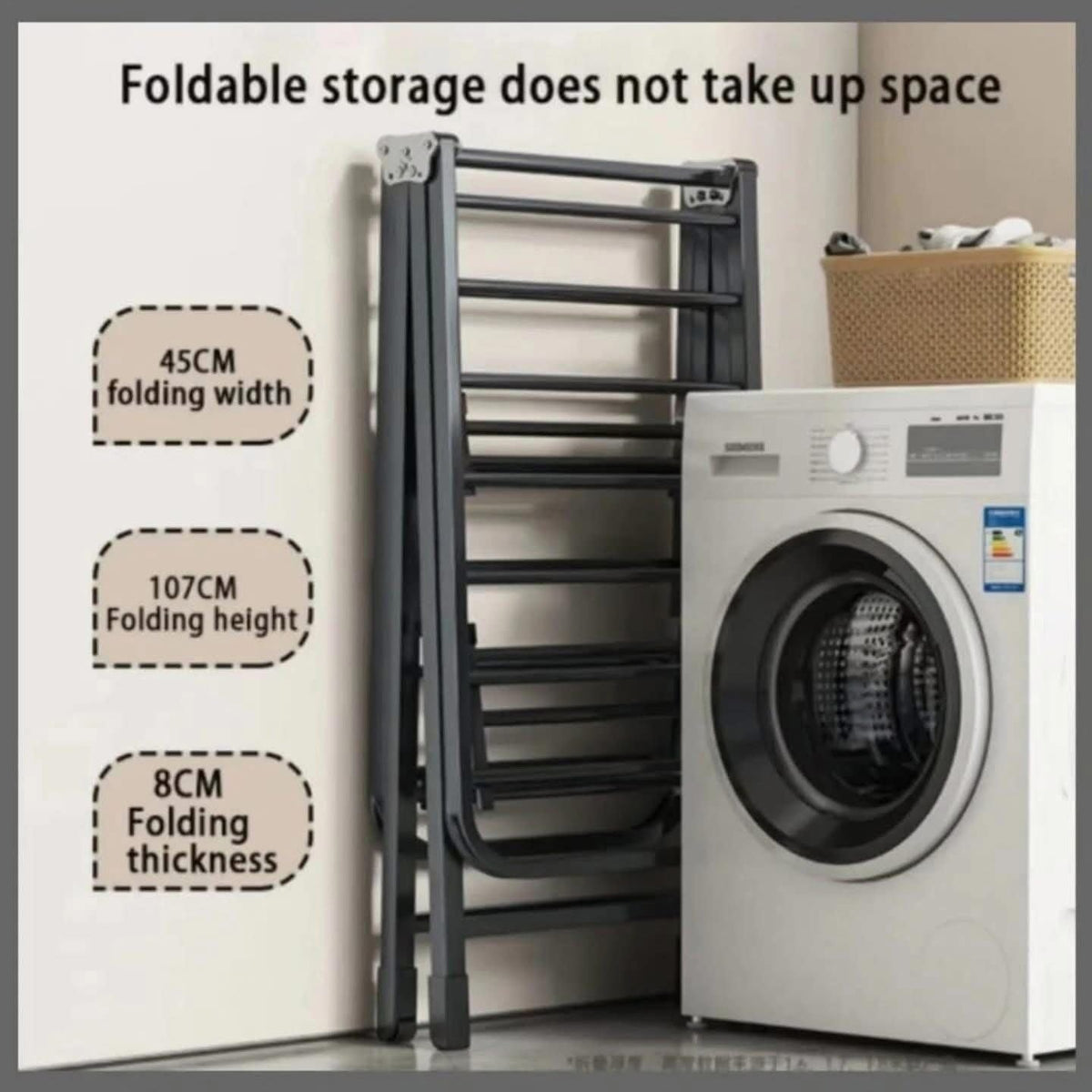 Foldable Clothes Drying Rack