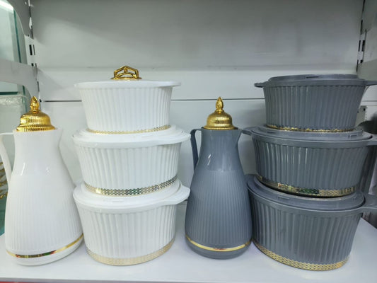 4pcs hot pot set with flask