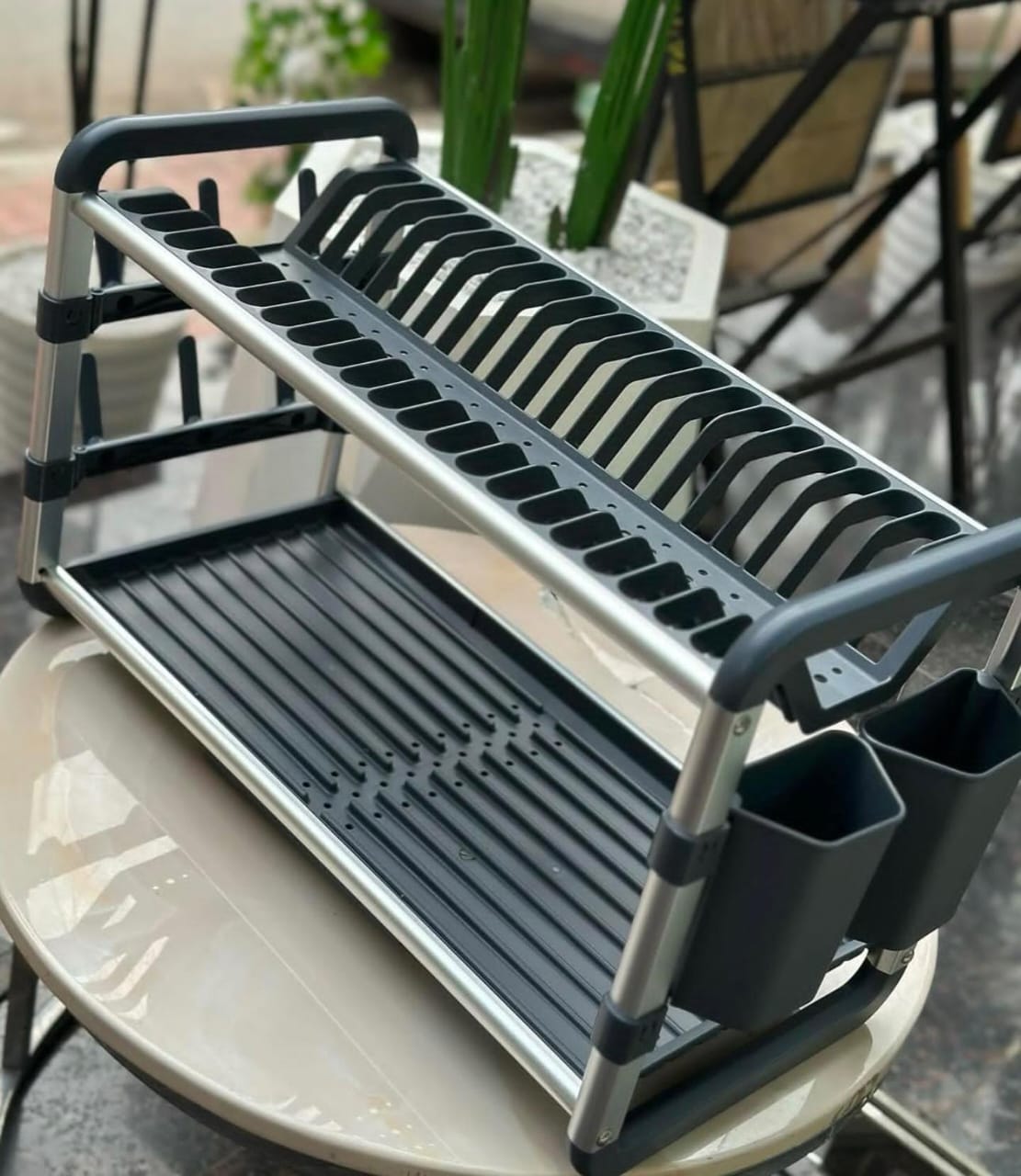 2 Tier Dish Drying Rack for Kitchen counter