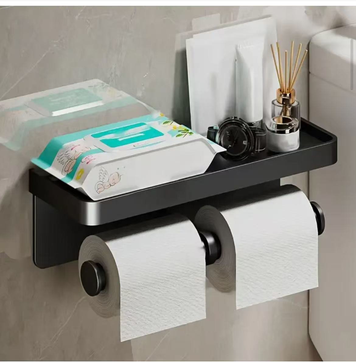 Double Roll Wall-Mounted Paper