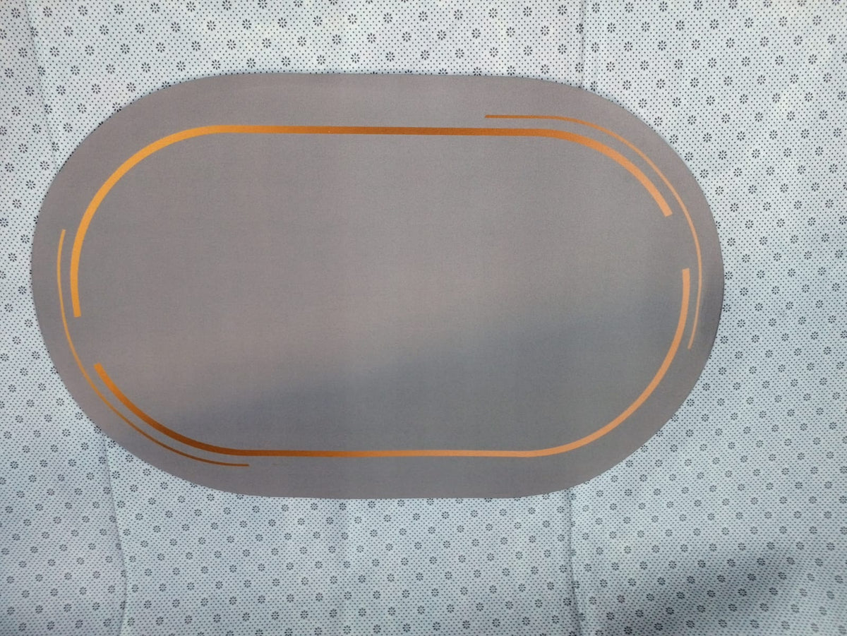 Super Absorbent oval rubber Mat