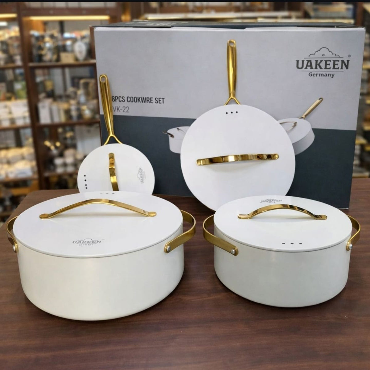 CERAMIC Cookware set
8pcs Cookware