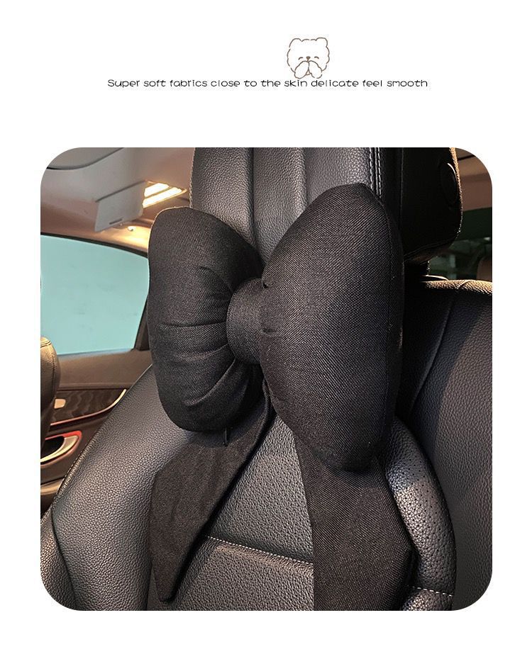 Luxury Bow car seat cushion set