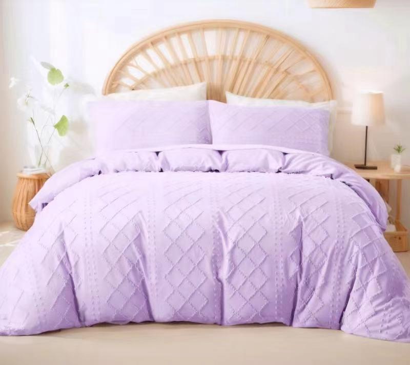 Tufted design duvet covers
