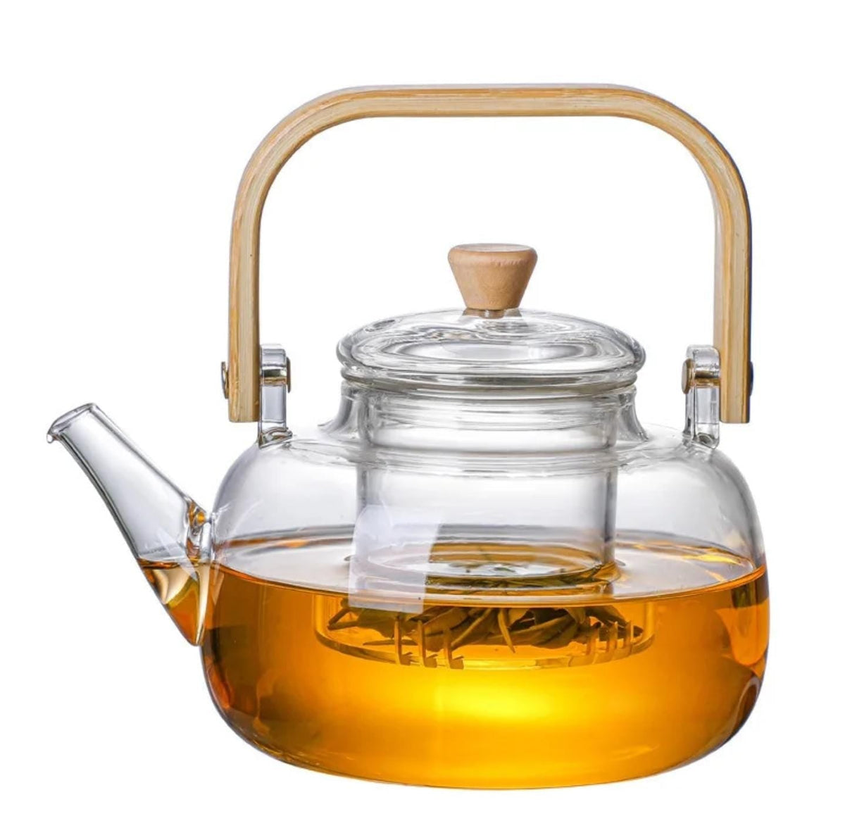 Big size,1.4ltrs , High borosilicate glass teapot, heat-resistant, BPA-free, and lead-free, ensuring
