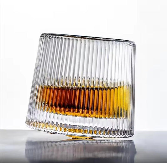 6PCS 360° SPINNING WHISKEY GLASS