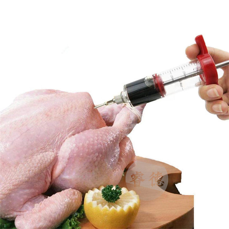 BBQ Marinade meat injector kit