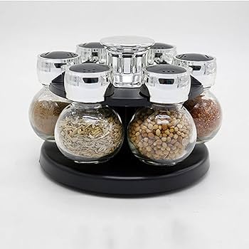 Revolving spice rack