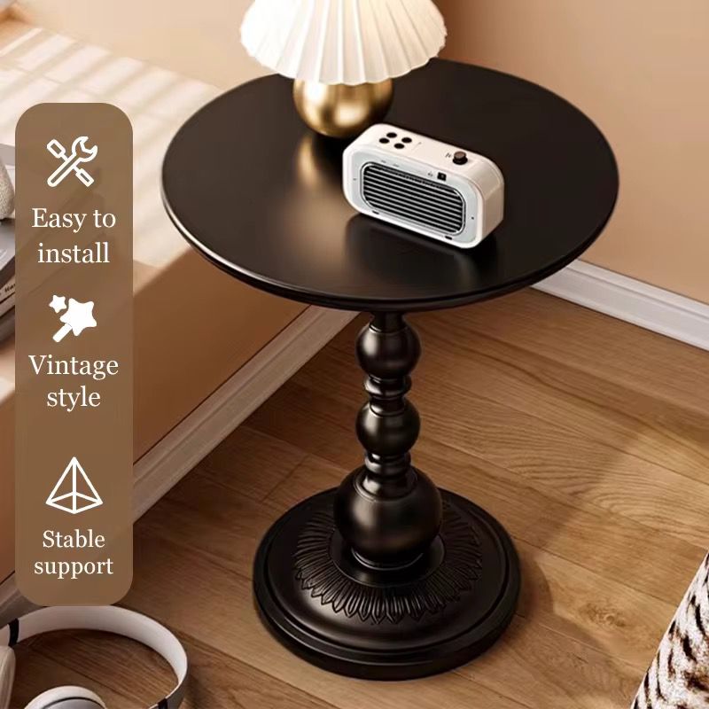 Modern Iron Frame Accent Side Table