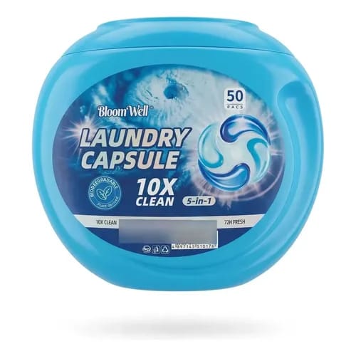 50pcs Bloom Well 5-in-1 Laundry Capsule