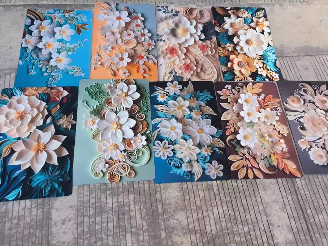 Soft flower 3d absorbent bathroom mat