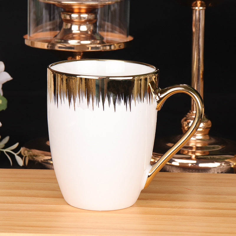 Gold Detail Tea Mugs