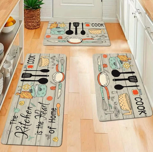 3 pcs kitchen mat