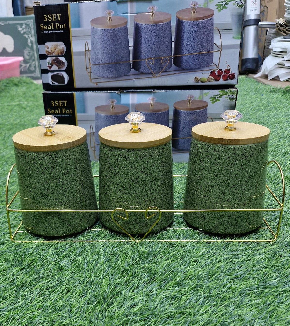 3pcs Seasoning Set Condiment Jars Set for storage
