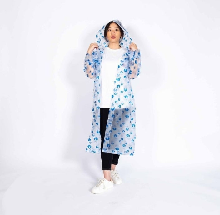 Full print/ floral rain coats for both kids & adults
