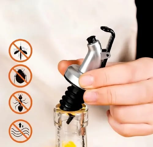 Oil and Vinegar glass Dispenser Bottle, Olive Oil, Oil and Vinegar glass Dispenser,  500ml, Vinegar and Oil Dispenser, Glass Bottles and Nozzle, oil glass Storage