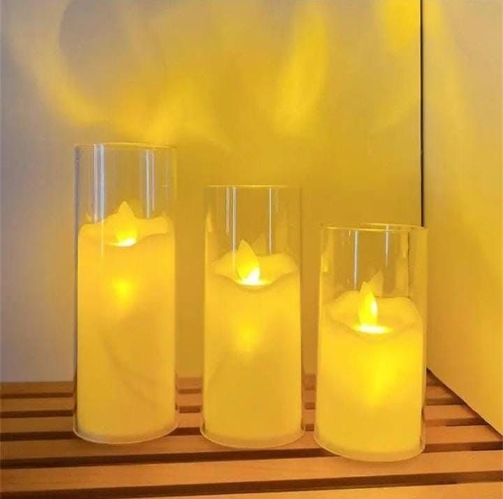 3PCS SET LED CANDLES