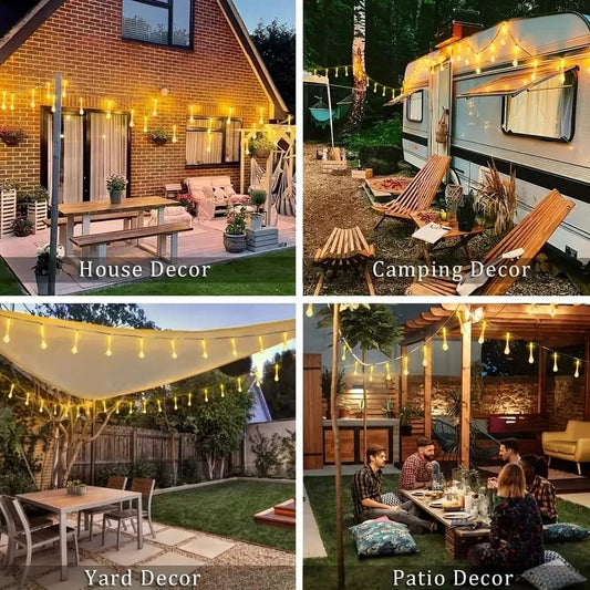 3M Tear Drop Solar Powered Outdoor Lights

 Suitable For Christmas Them