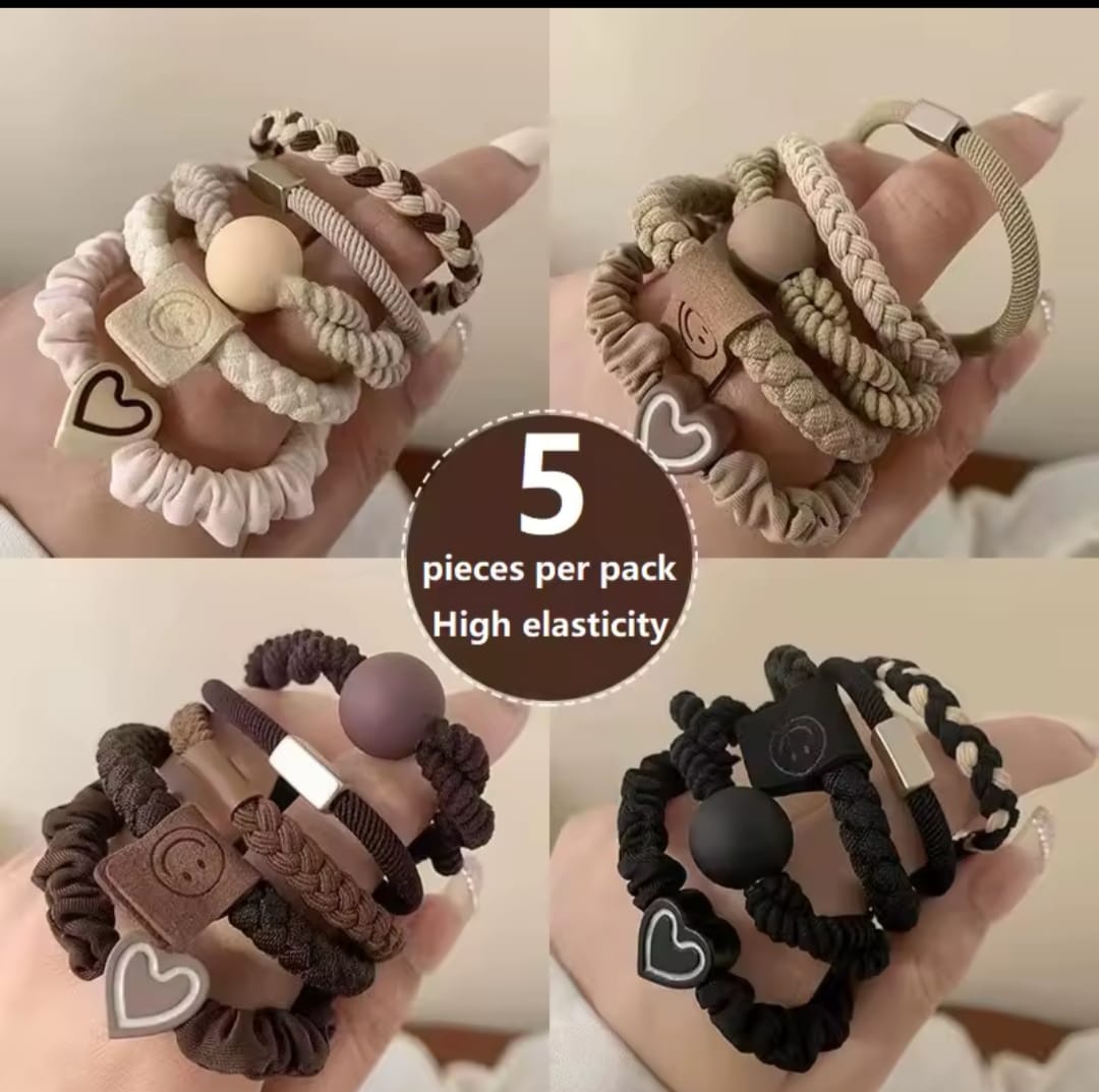 2pcs Baby Girls Fashion Bow Tie Rubber