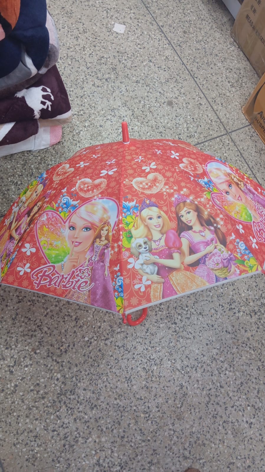 Cartoon themed kids umbrella