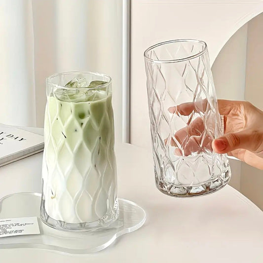 6pcs Diamond rhobus multifunctional glass cups