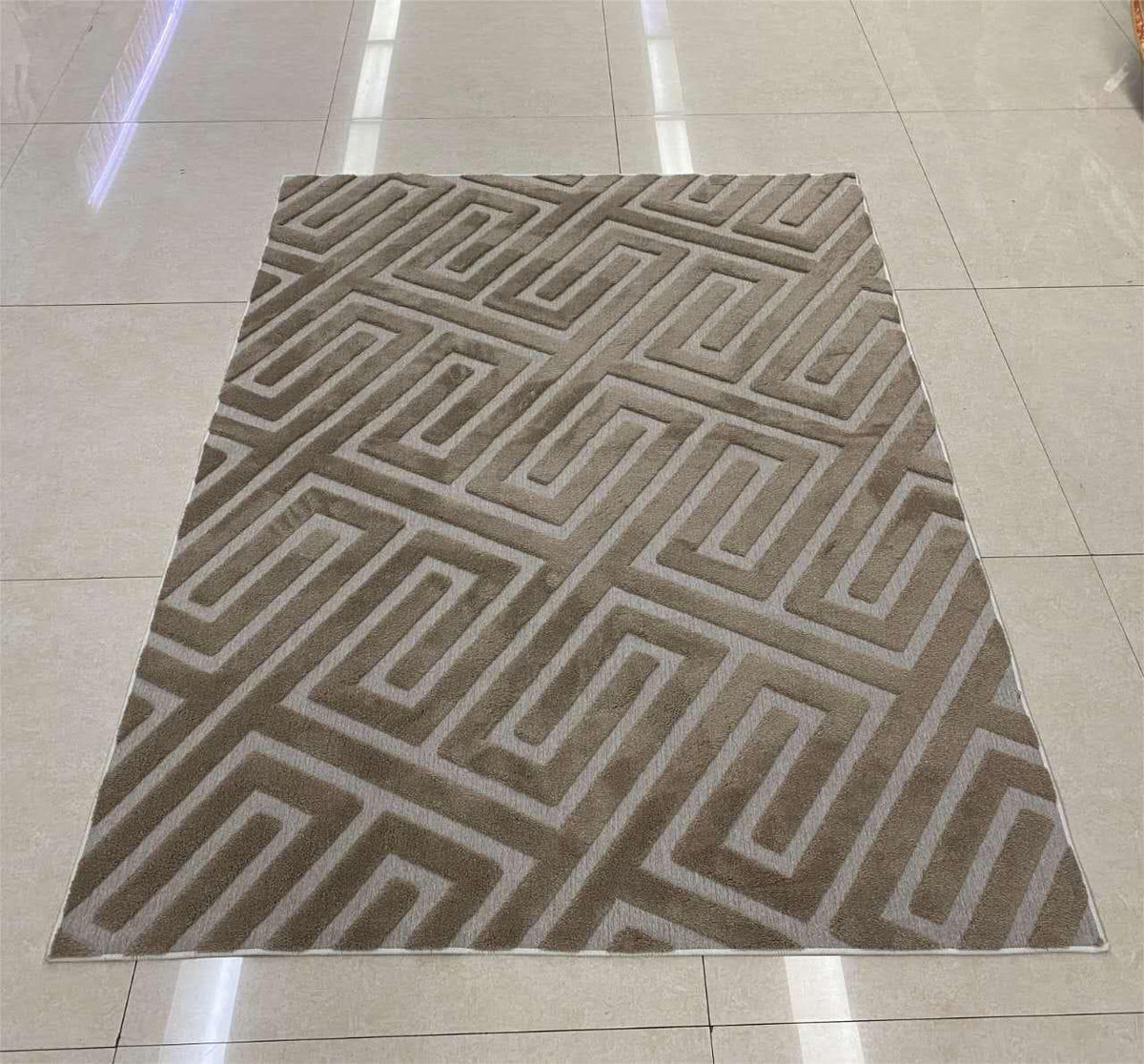 Modern microfiber pattern carpets