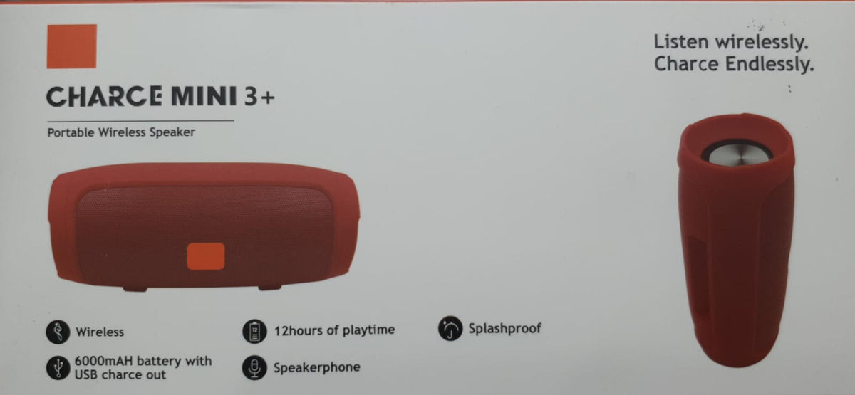 Charce mini 3+ portable rechargeable wireless speaker