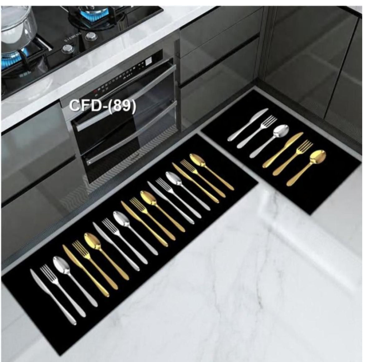 Unbinded rubber Kitchen Mats