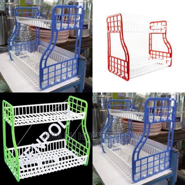 Two tier Plastic Dishrack
