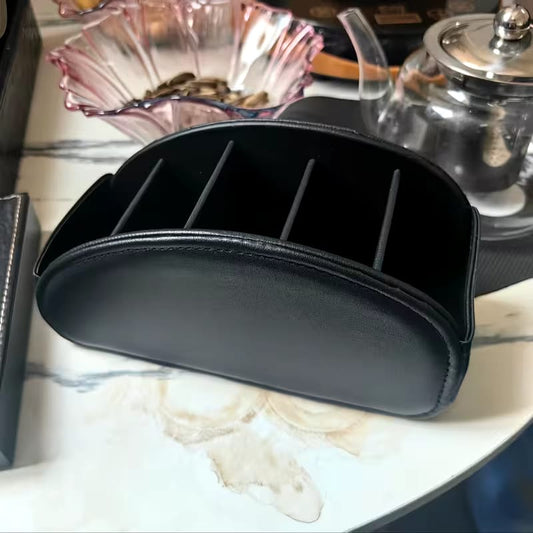 Pu Leather Remote Control Holder Storage
