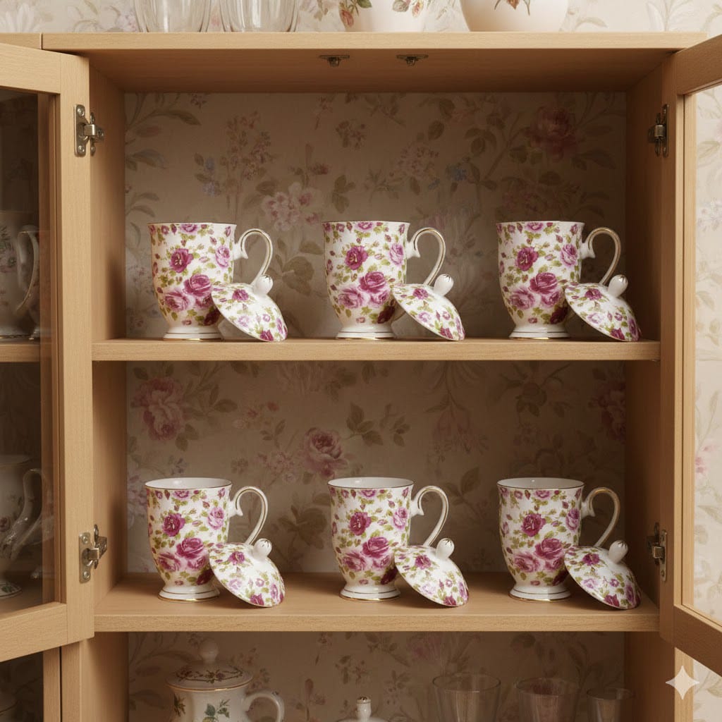Luxury Rose Tea Mug