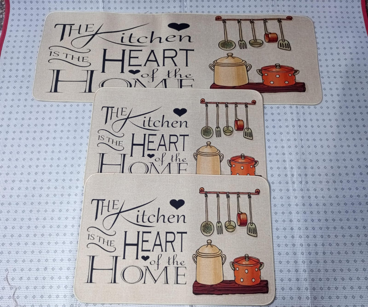 3 pcs kitchen mat