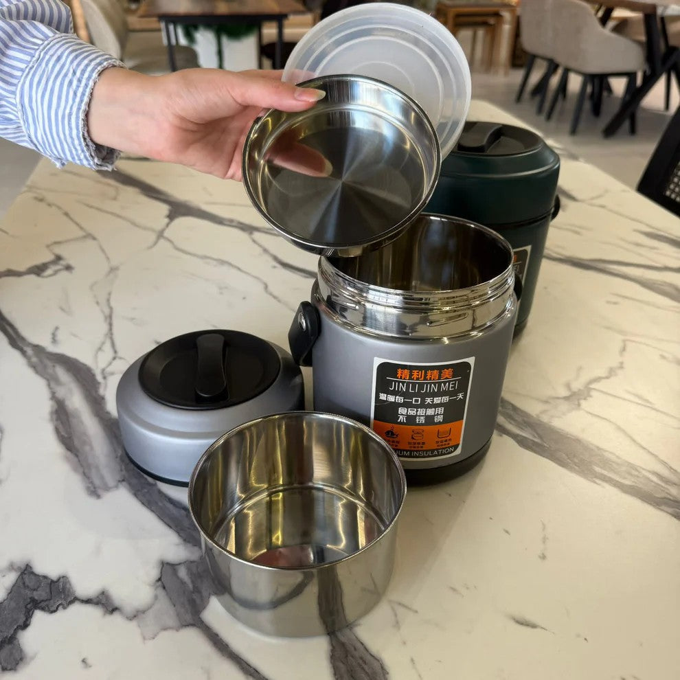 304 Stainless Steel Vacuum Thermal Lunch Box Food Jar