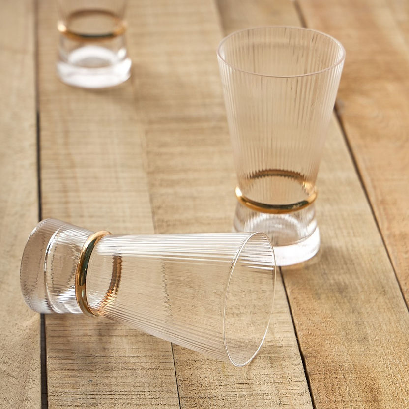 Nexus Luxe 6-Piece Hiball Glass Set 320 ml fusion of elegance and functionality