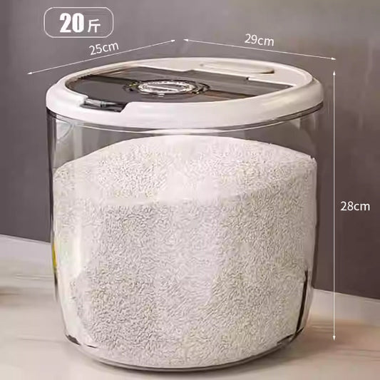 Acrylic 10kg Rice bucket