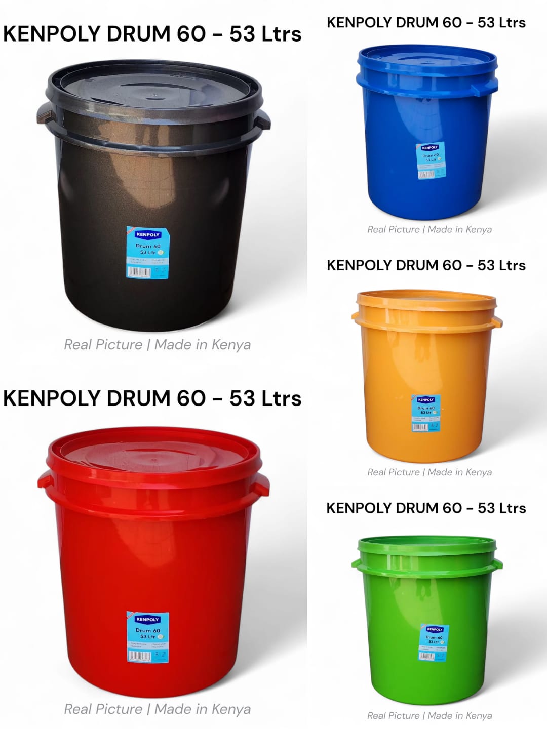 Kenpoly Drum 60Ltrs: Durable Storage Solution