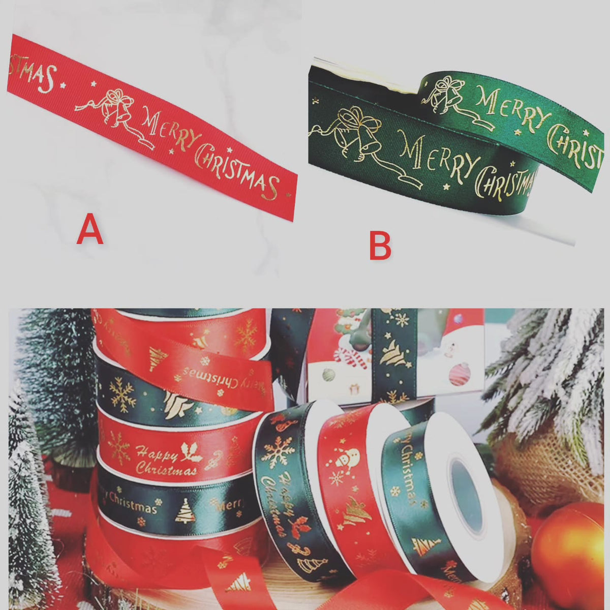 Gift ribbon roll