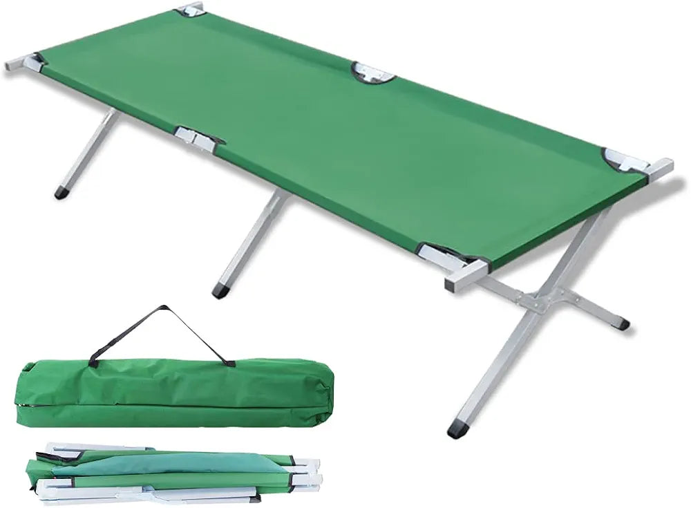 Foldable camping bed