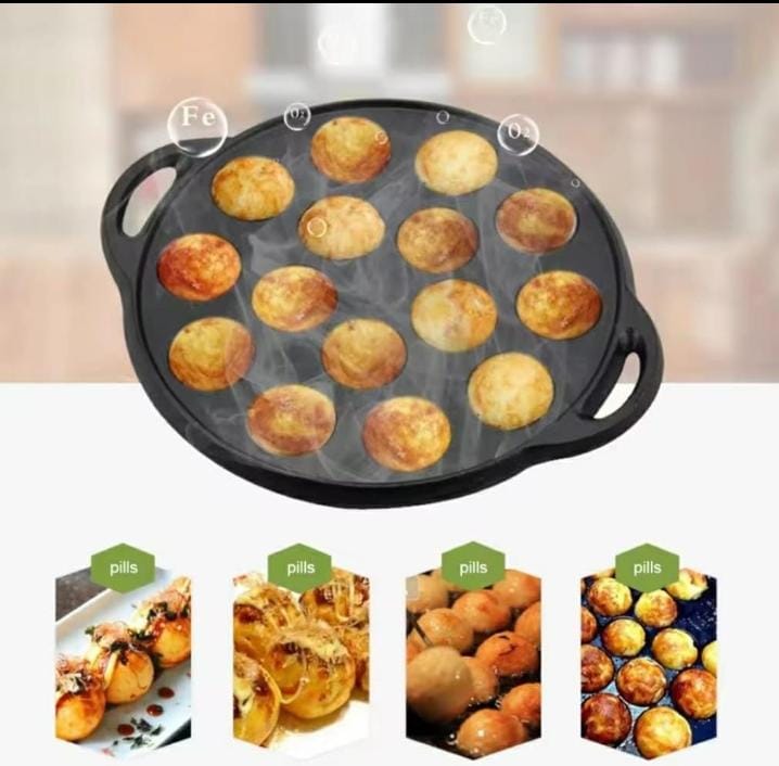 12 Holes Non stick round