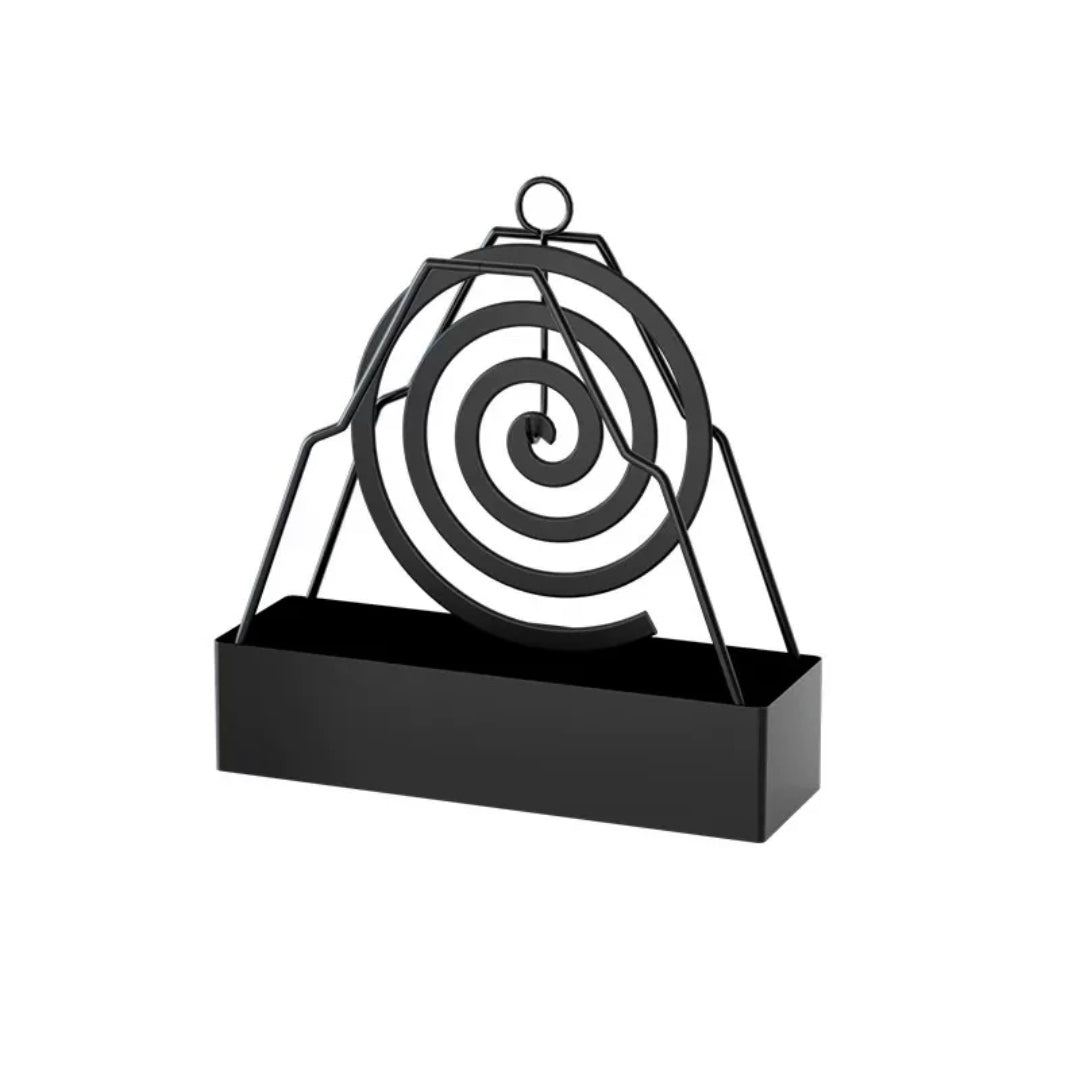 Nordic style Anti-scald mosquito cpil holder with a tray.