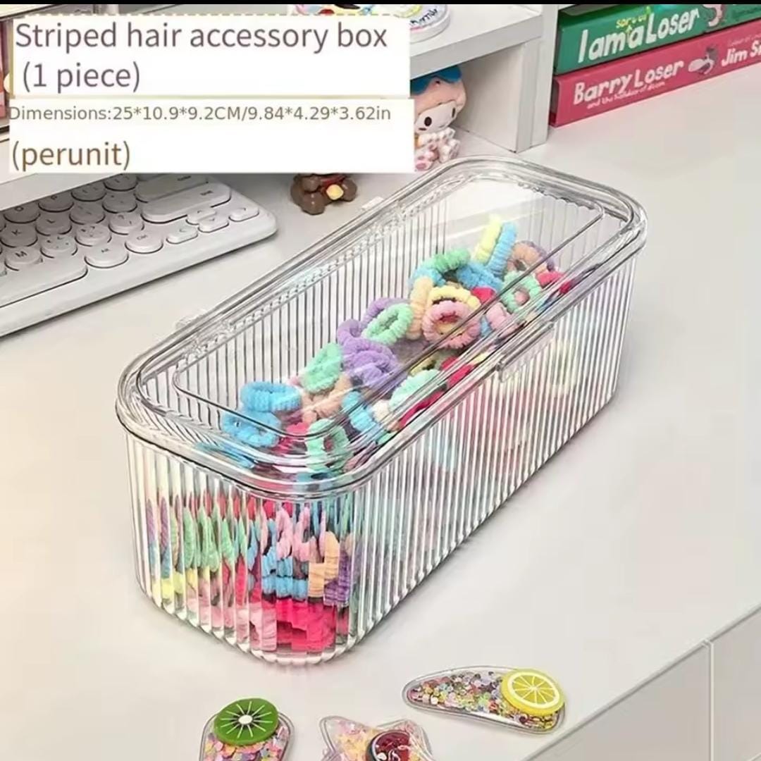 Acrylic multipurpose accessory/cosmetic/kitchen organizer .