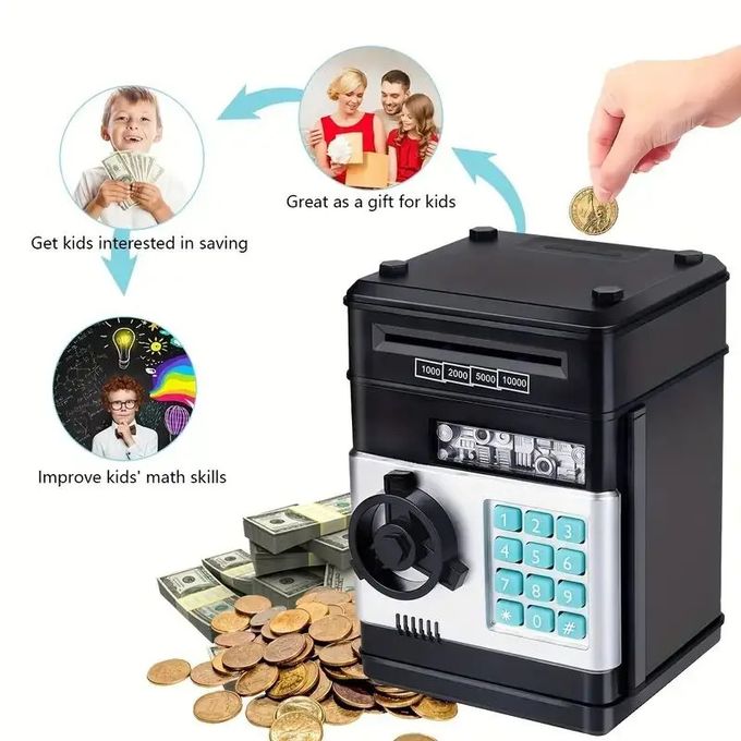 Electronic kids piggy bank