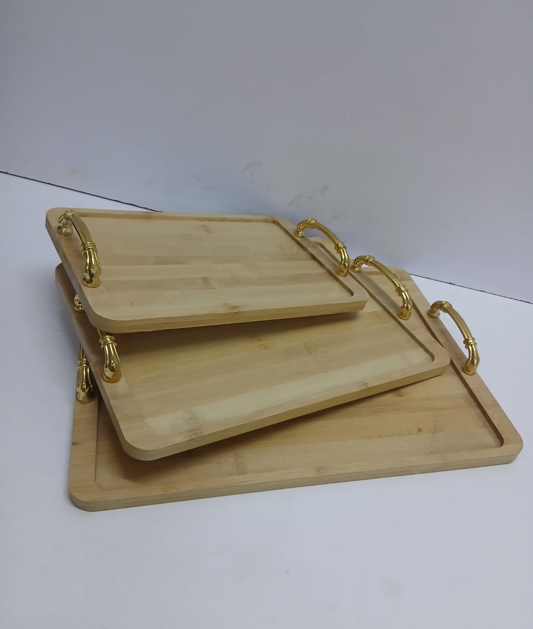 3 in 1 bamboo serving tray