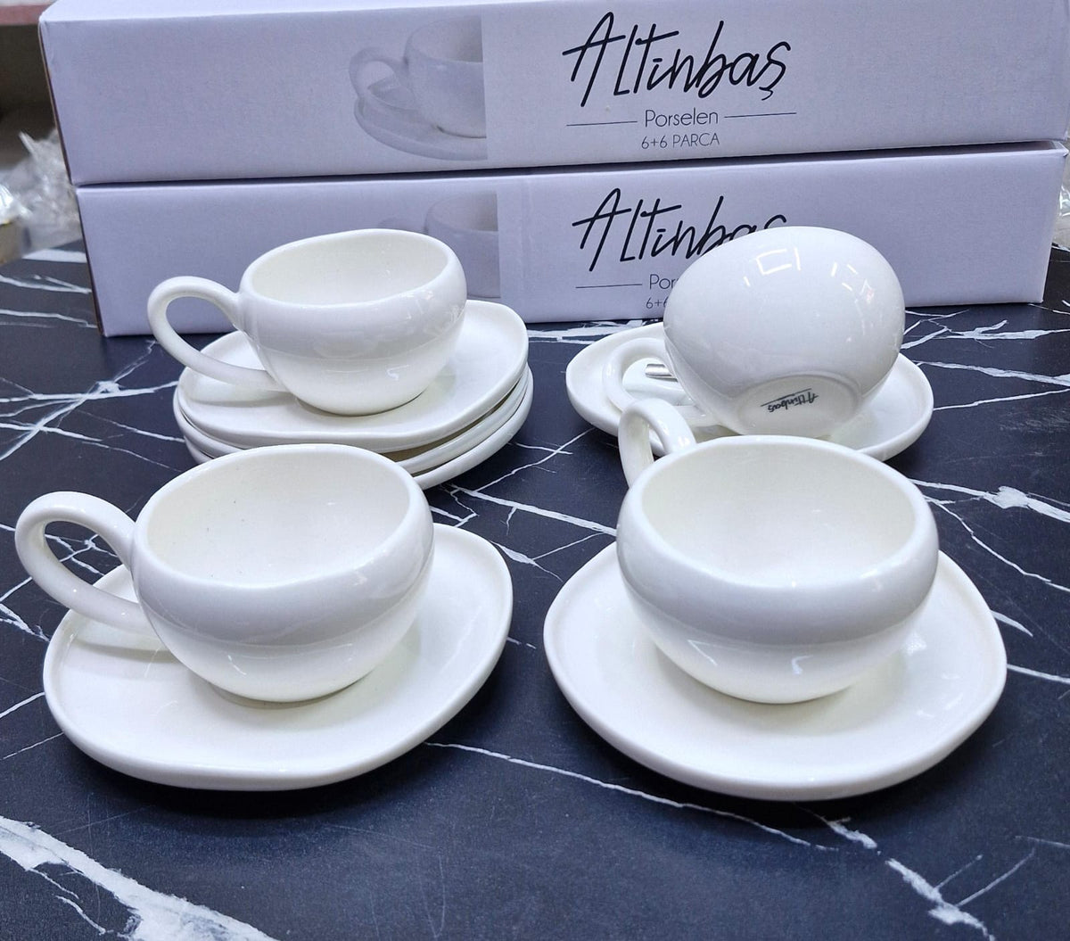 12pcs Premium Porcelain Cup & Cup saucer